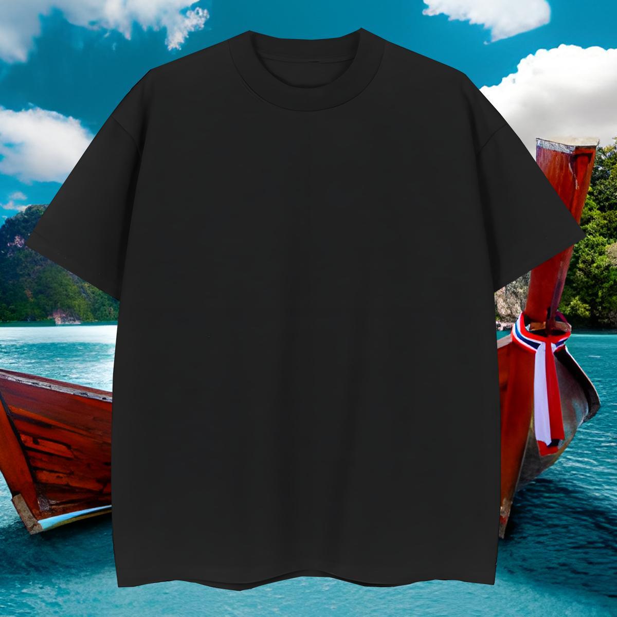 Cool Man T Shirts 230g Cotton eye of the devil Sport DIY Printed Round Neck Short Sleeve Tshirts Casual New Clothes