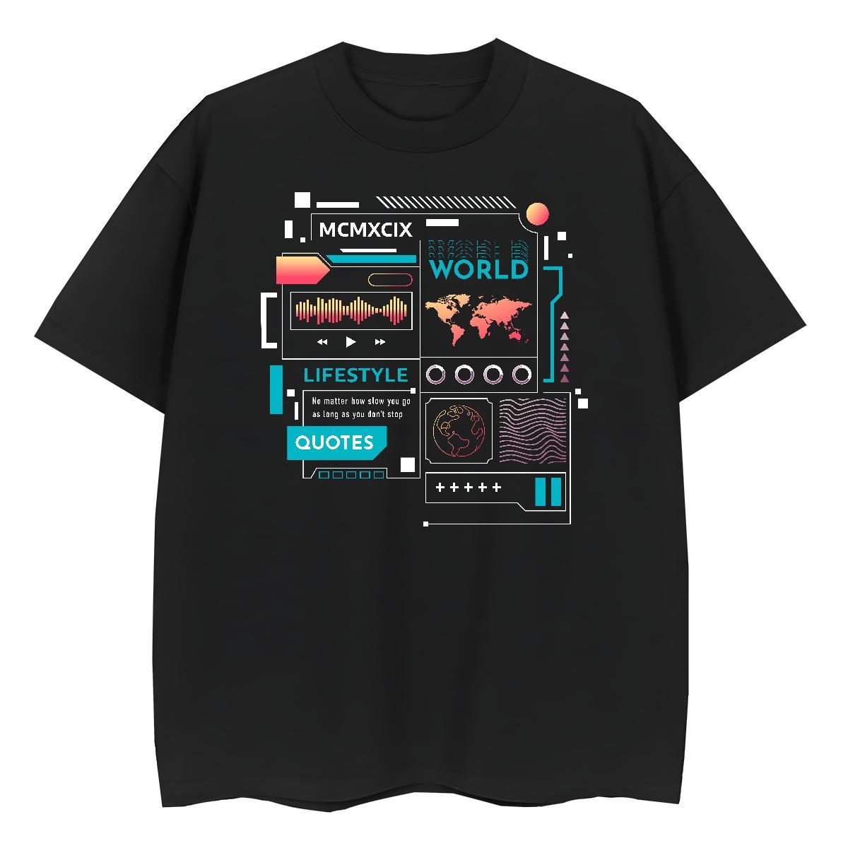 Loose Woman Tshirt 100% Cotton 230g letter Daily Wear T Shirt For Woman Round Neck Short Sleeve Custom Cartoon Tees