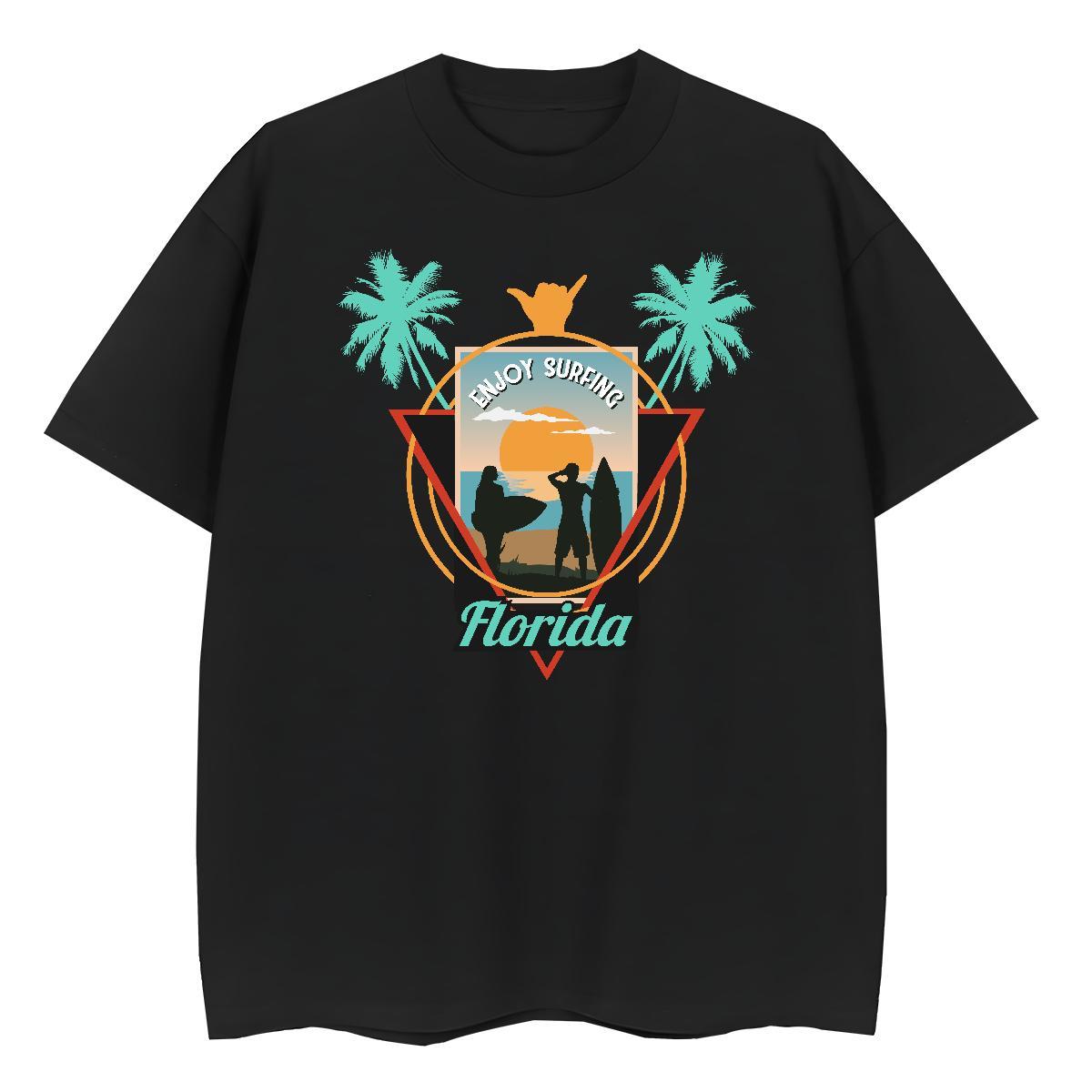 Free Shipping T-Shirts 230g 100% Cotton sea Sport Skull Crew Neck Breathable Men Clothes T-Shirt DIY Clothings