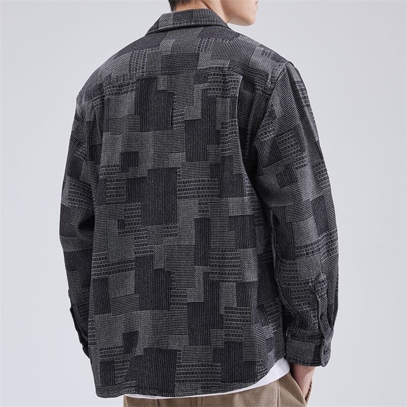 Spring Autumn Fashion Temperament Trend Japanese Denim Jacket Man Simple Casual Loose Vintage Male Tops Streetwear Clothes 240824