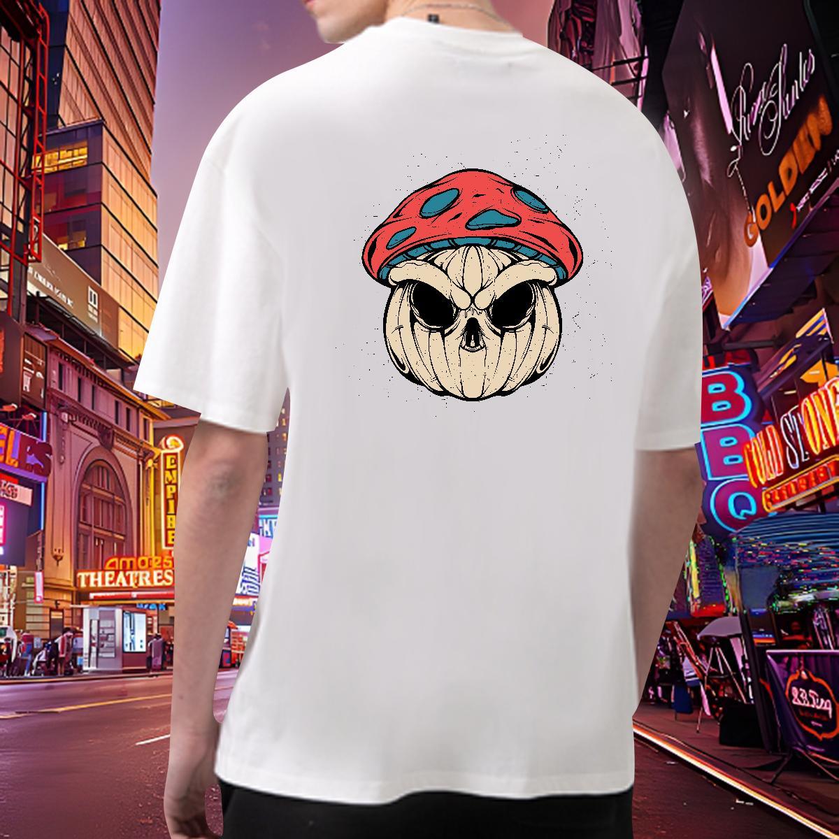 High Quality T Shirt For Man 100% Cotton 230g ET Hip Hop Custom Big Size Crew Neck Men Tees 2024 Summer Clothings