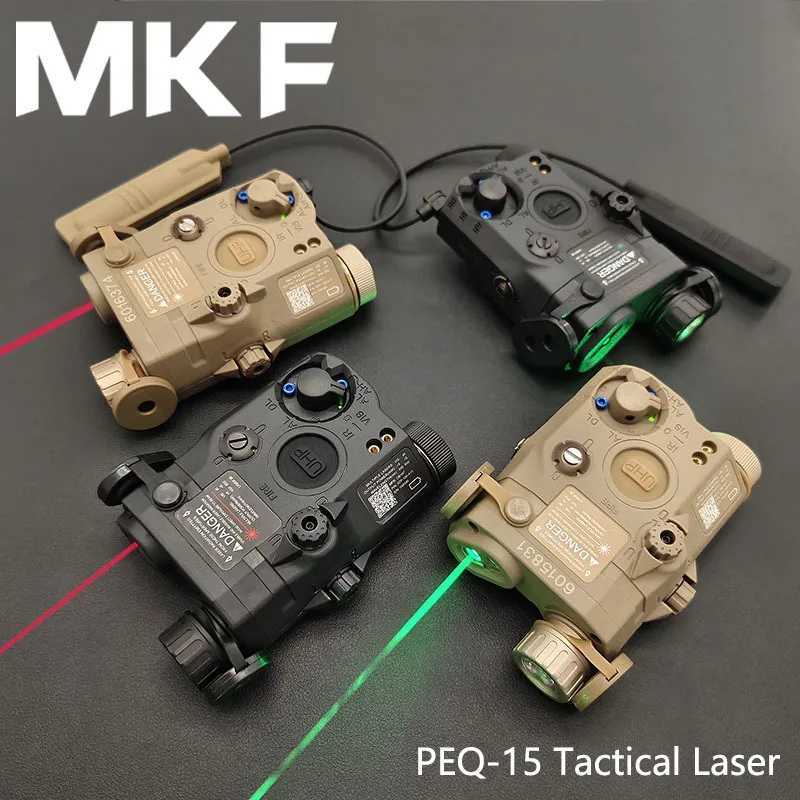 Airsoft PEQ-15 PEQ15 tactical red laser green laser infrared filling light LED strobe hunting weapon reconnaissance light aiming 20mm rail PEQ CL24082