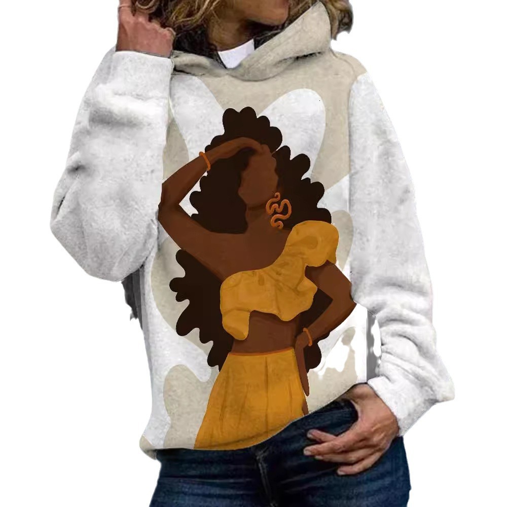 Autumn New Product Women's Round Neck Hoodie Casual Top dongdumaoyi