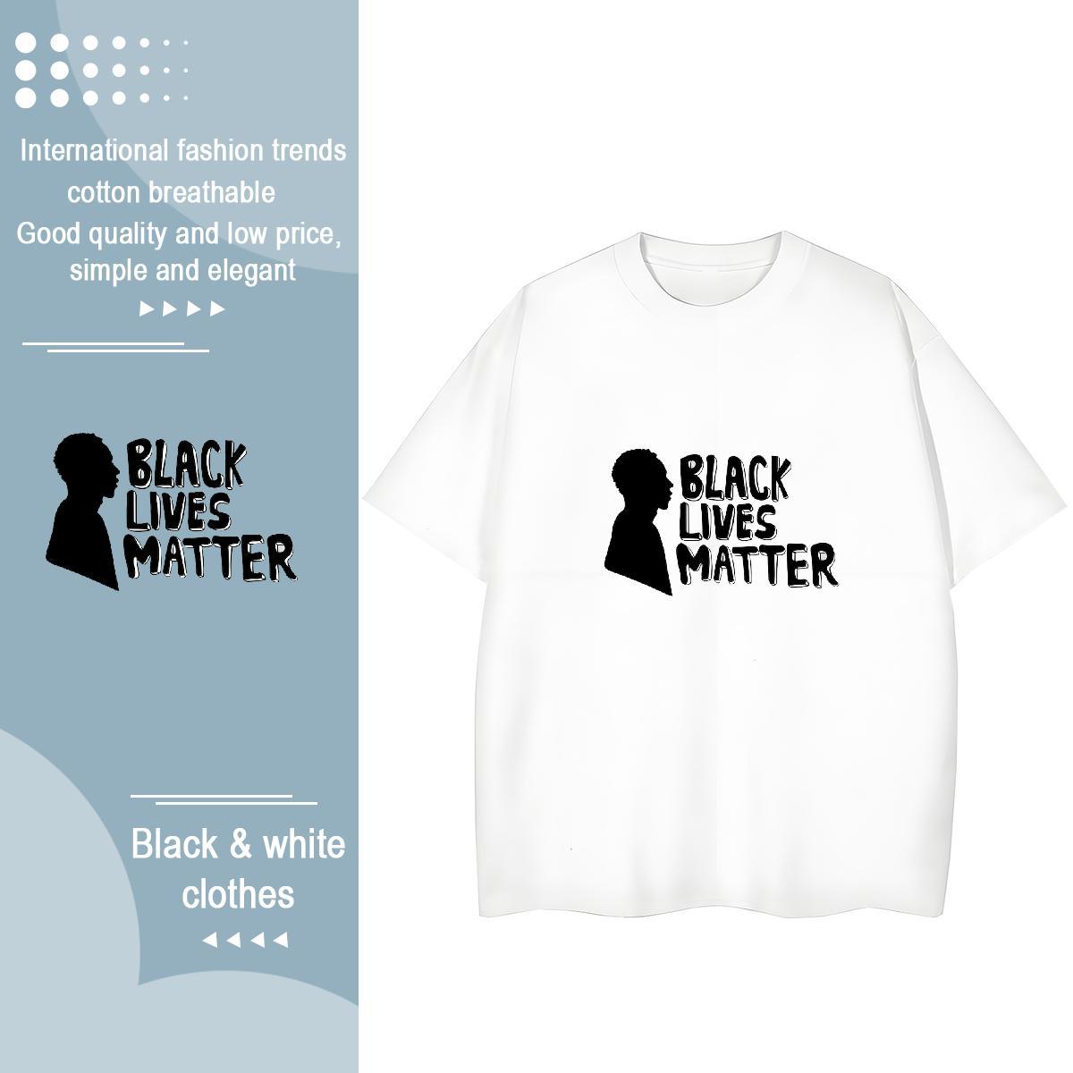 Loose Mens T Shirts 230g Cotton letter Beach Custom Cartoon Breathable Couples T Shirts 2024 New Tshirts