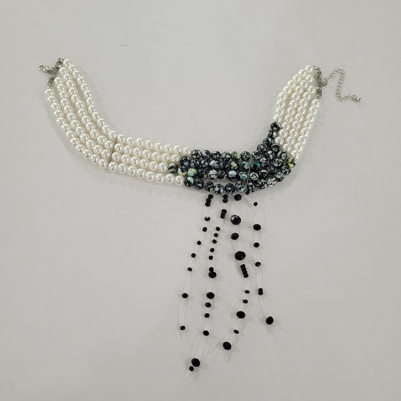Jewelry Sweet Cool Gothic Blood Drop Tassel Collar Necklace Halloween Personalized Beaded Choker