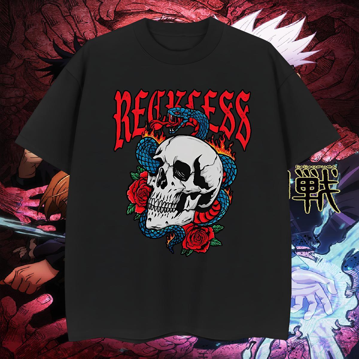Classic T Shirts Men 230g 100% Cotton skull Sports Casual DIY Printed O Neck Short Sleeves Tshirts Brand Tee Shirt