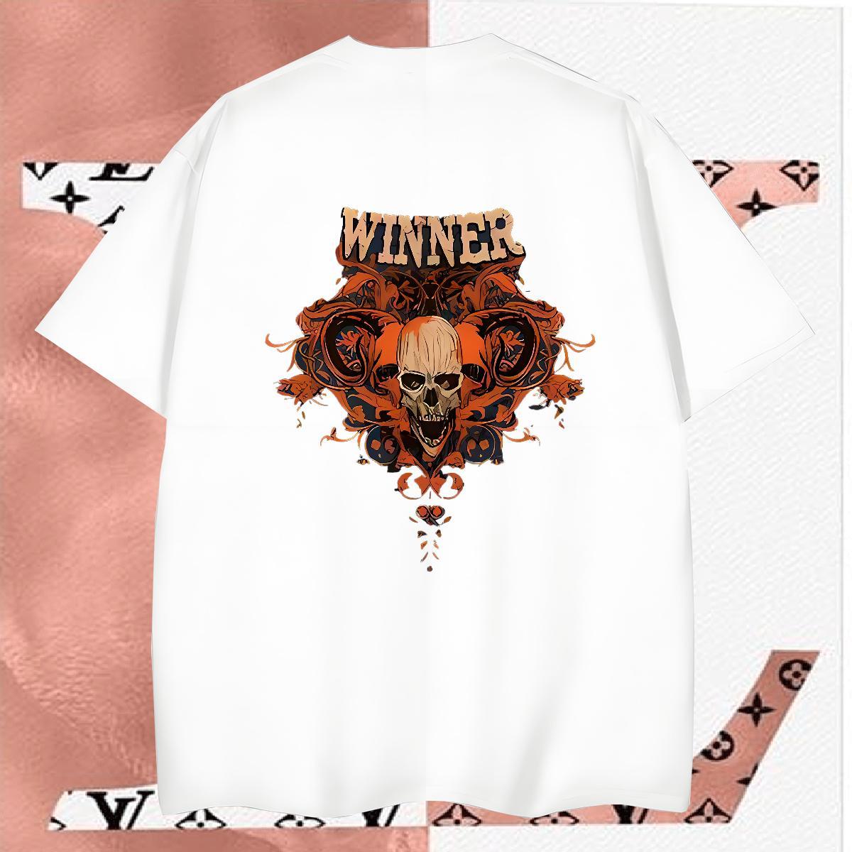 High Quality Men T Shirts 100% Cotton 230g halloween Casual Daily Wear DIY Anime O-Neck Short Sleeve Couples T Shirts Classic Tops Shirt
