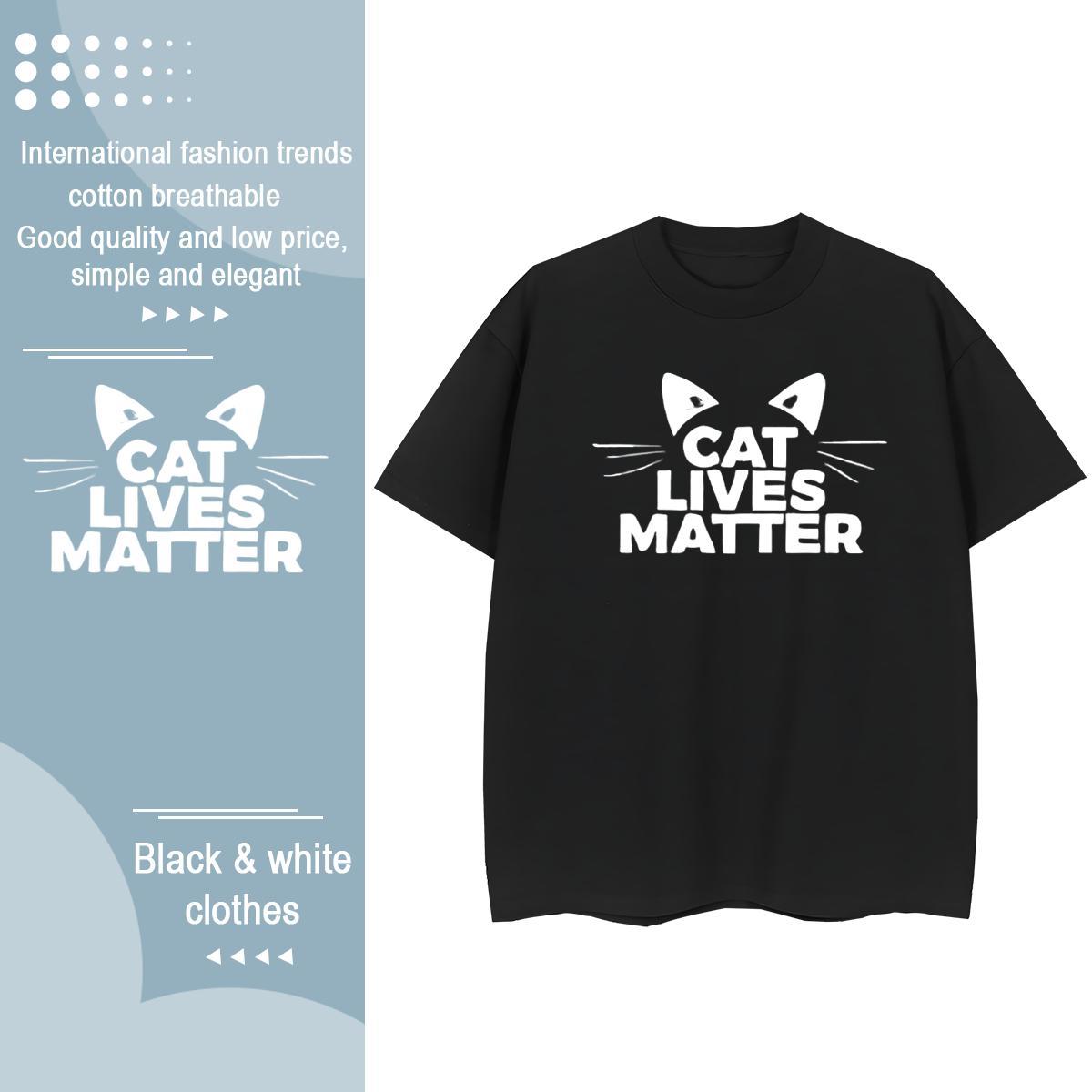 High quality Unisex Tshirts 230g Cotton letter Summer Casual T-Shirts Crew Neck DIY Logo Tees