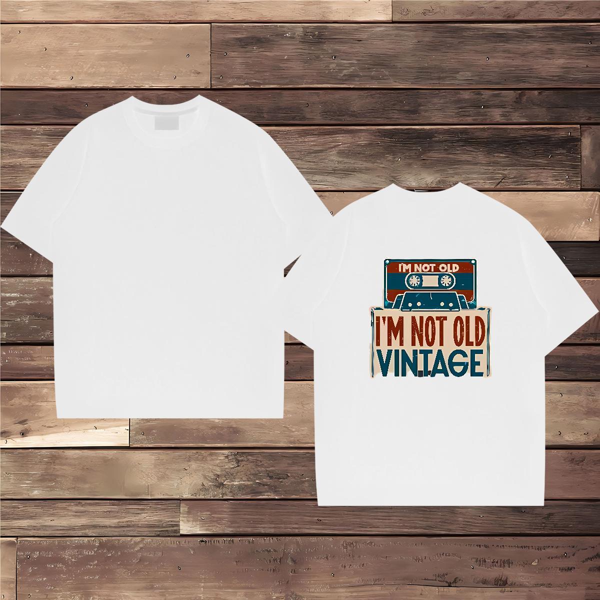 Cool Design Men T Shirts 100% Cotton 230g letter Casual Beach Custom Anime Crew Neck Tshirts New Arrival Wear