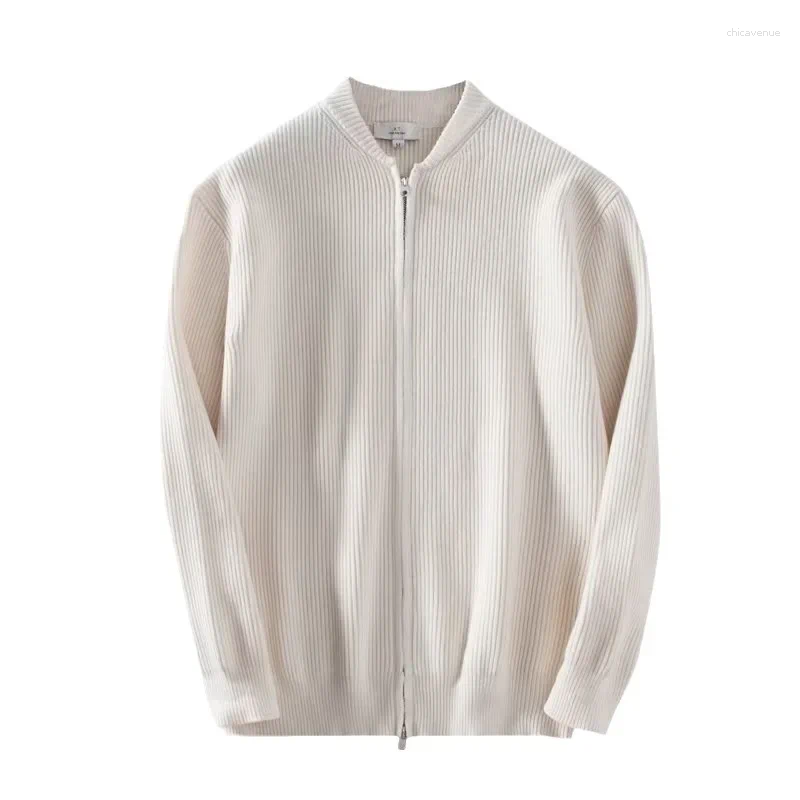 Men's Sweaters Autumn Winter 2024 Knitted Sweater Jacket Solid Color Casual Versatile Slimming Smooths Your Silhouette Top Layer