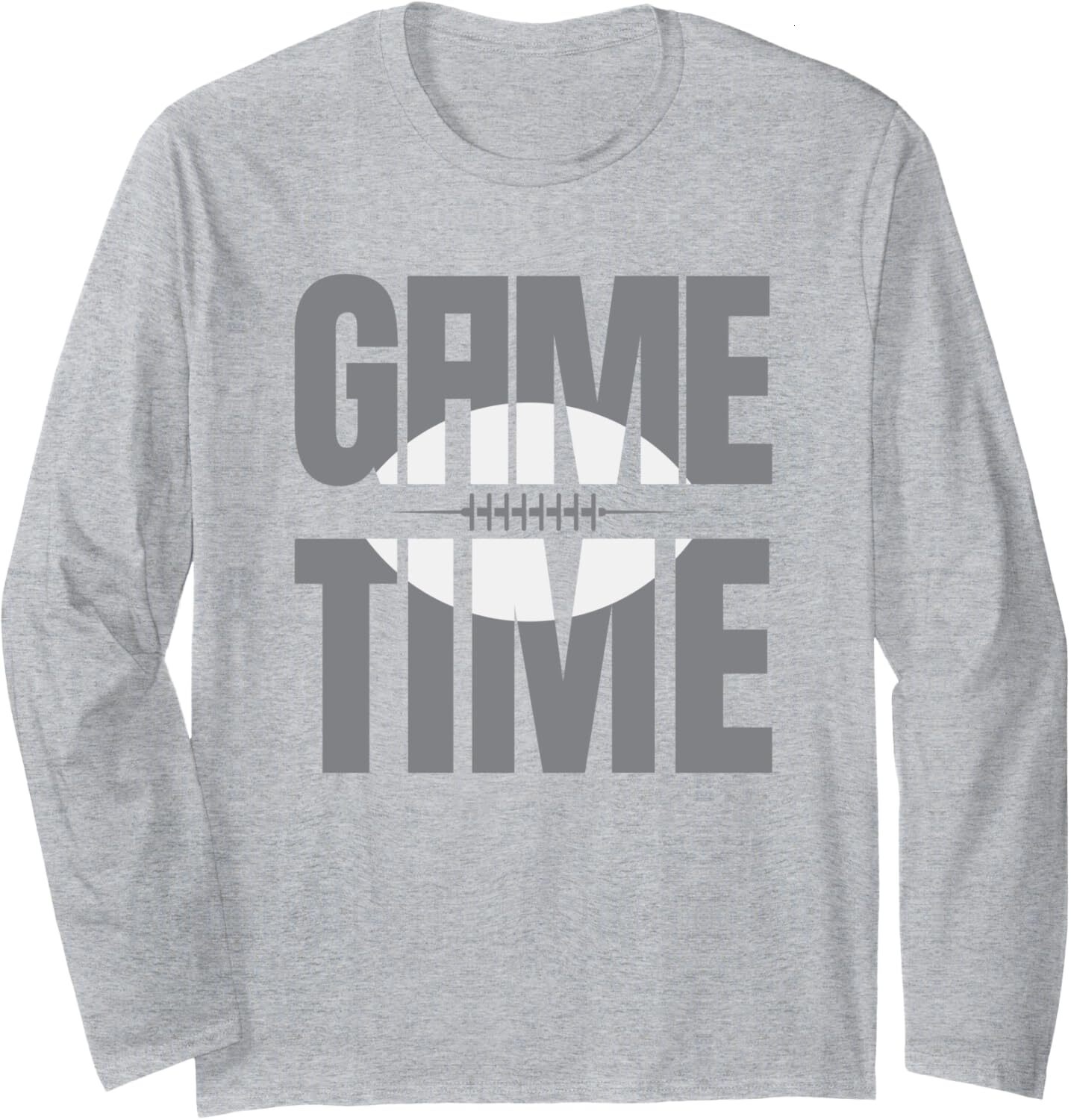 Long Sleeve Shirts for Men sweatshirt Game Time, Sports Ball Funny Football Player Gift Long Sleeve Tee Streetwear Casual tops clothes