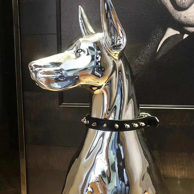 Decorative Objects Figurines Home Decor Sculpture Doberman Dog Large Size Art Animal Statues Figurine Room Resin Statue Ornamentgift Holiday Gift