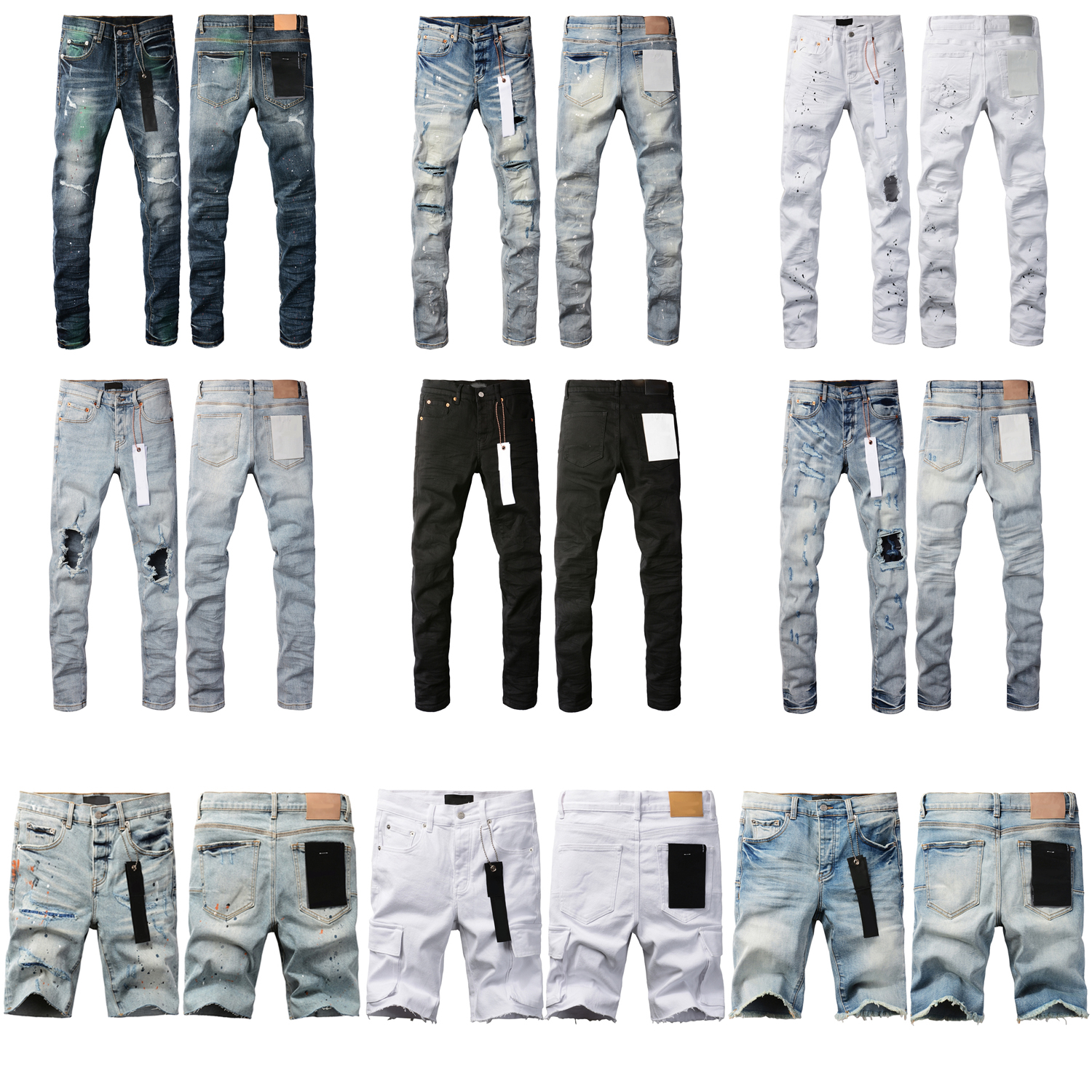designer men jeans mens designer jean pants brand baggy womens denim design retro streetwear casual joggers shorts hole black skinny slim Jeans