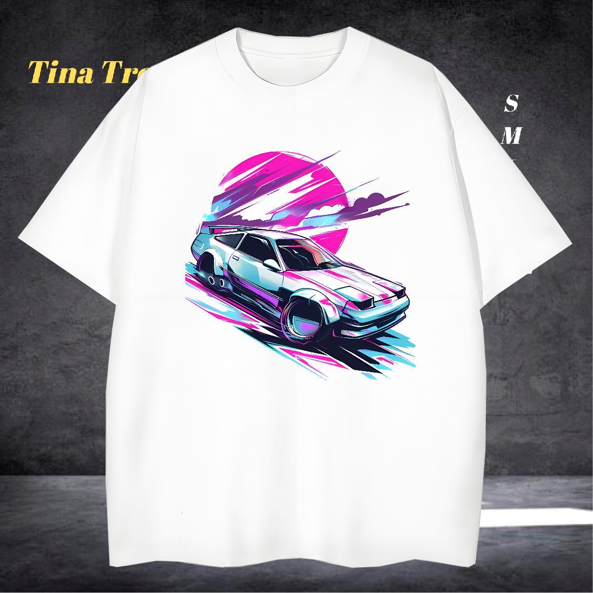 Comfortable T shirt 230g 100% Cotton sun High Street Hip Hop Oversized 4XL Breathable Short Sleeve Tshirt for Man Woman 2024 DIY Tshirts