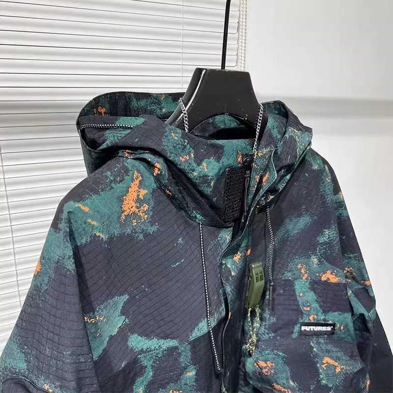 Owen Seak Mens Cotton Jacket Gothic Mens Clothing Autumn Zipper Flight Jacket Womens Hip Top Black Coat W2408266