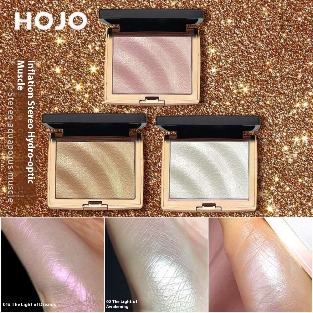 Hojo 3D Diamond Sparkle Face Highlighting Powder and Potato Mash Glow Enhancer
