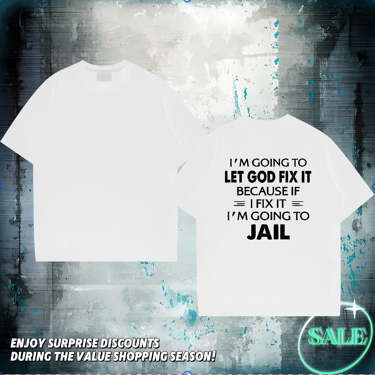 Cool T-Shirts 230g 100% Cotton letter Street Wear DIY Anime Breathable Soft Tshirts 2024 New Tee Shirt
