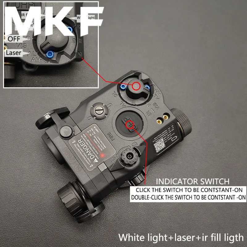 Airsoft PEQ-15 PEQ15 tactical red laser green laser infrared filling light LED strobe hunting weapon reconnaissance light aiming 20mm rail PEQ CL24082