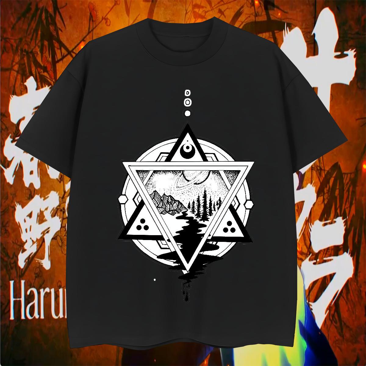 Designer T shirt 100% Cotton 230g eye of the devil Daily Wear Custom Big Size Crew Neck Tshirt for Man Woman 2024 Tshirts