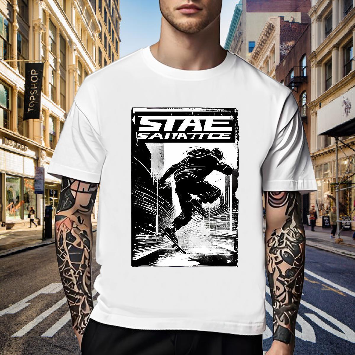 Cool Design Mens T Shirts 230g Cotton person Summer Casual Custom Cartoon Breathable Couples T Shirts Fashion Tees