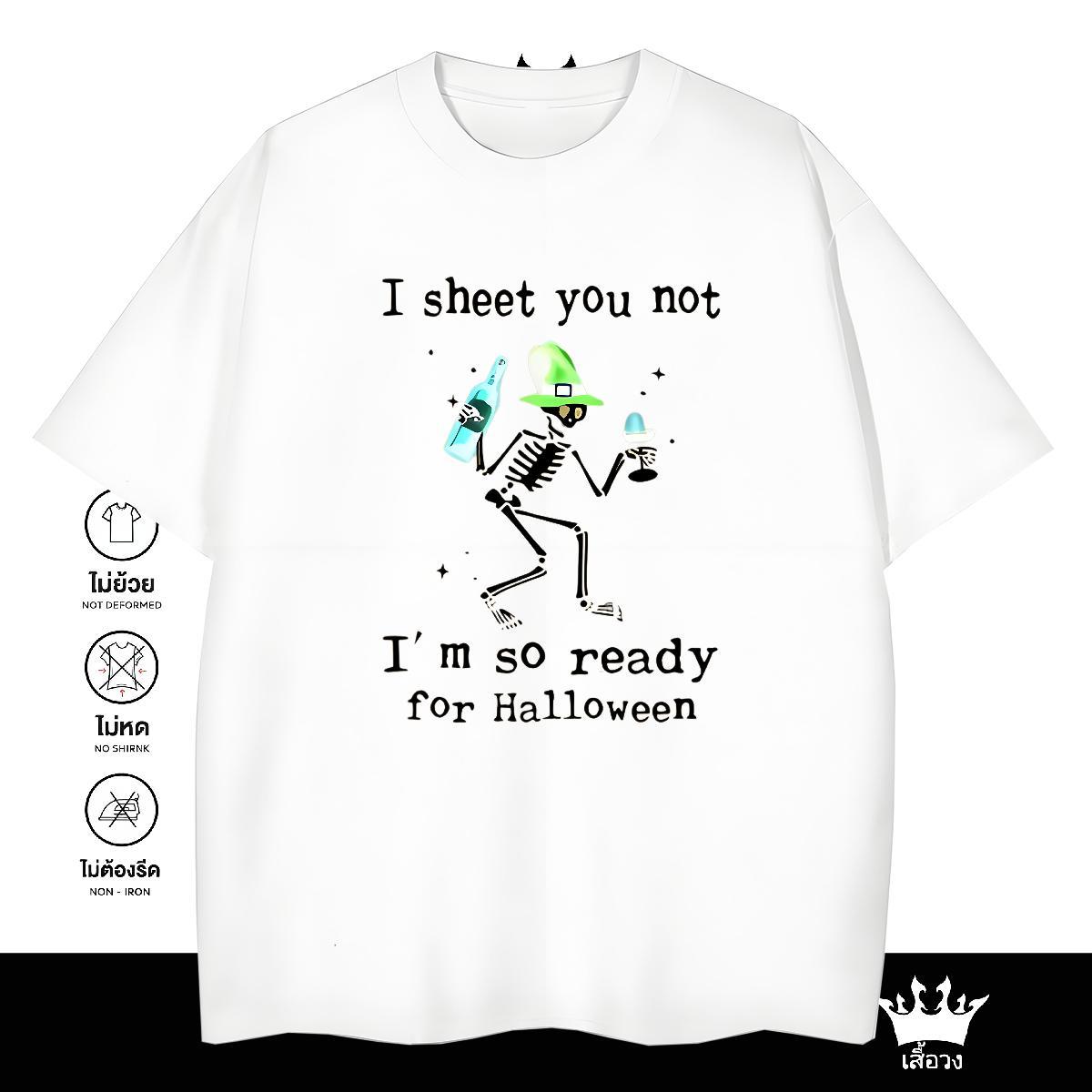 Cool T Shirts Men 230g Cotton halloween Hip Hop DIY Short Sleeve O-Neck Men Tshirts Casual New Clothes