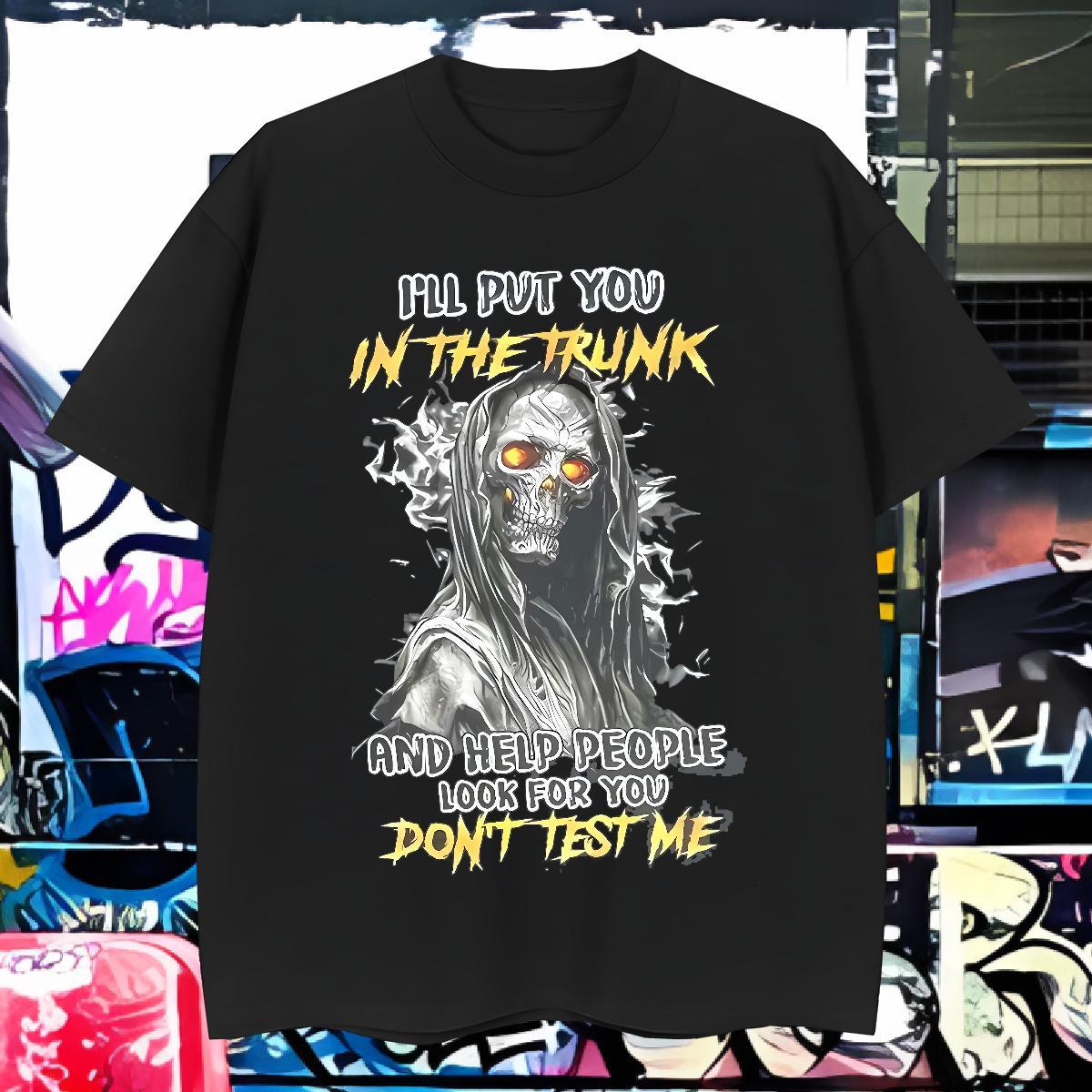 Comfortable Mens T Shirts 100% Cotton 230g skull Hip Hop Oversized 4XL O Neck Short Sleeves Mens Tshirts New Arrival Clothes