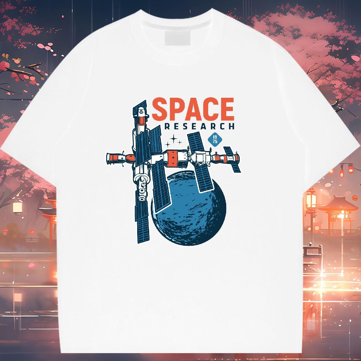 5A Women Tees 230g Pure Cotton planet Casual T-Shirts Short sleeve Soft Oversized L-4XL Top Shirts