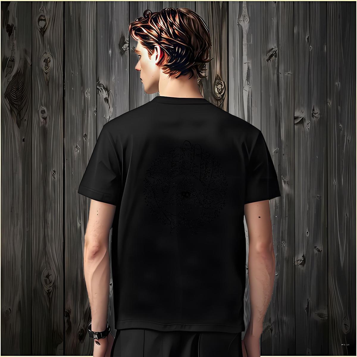 Designer T shirt 100% Cotton 230g eye of the devil Hip Hop Plus Size Cartoon Short Sleeve O-Neck Mens Tshirts Fashion Casual Tees Shirts