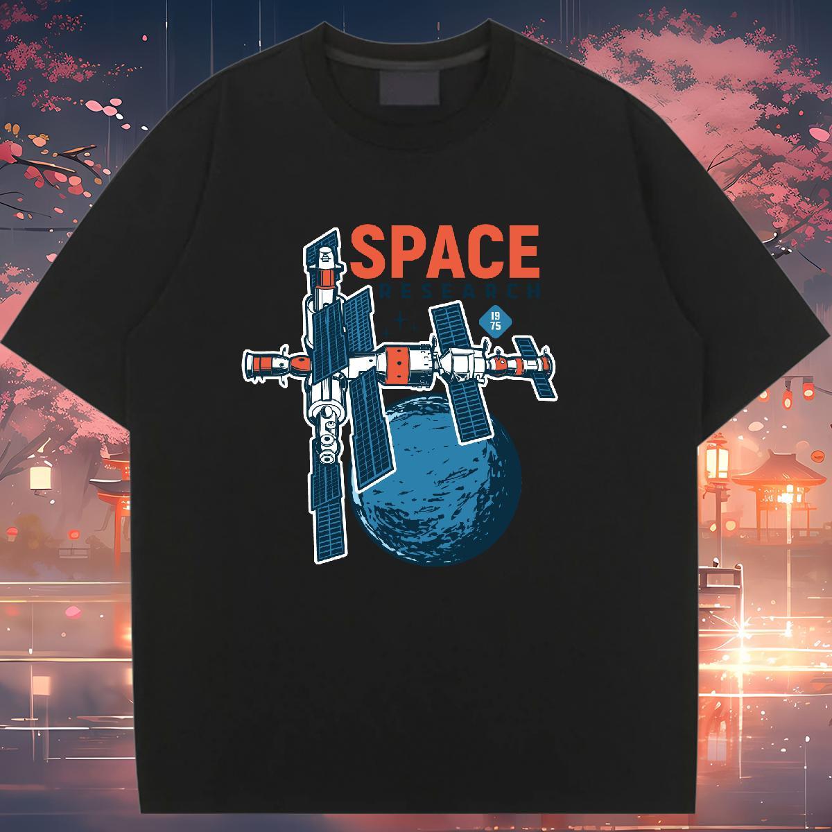 5A Women Tees 230g Pure Cotton planet Casual T-Shirts Short sleeve Soft Oversized L-4XL Top Shirts