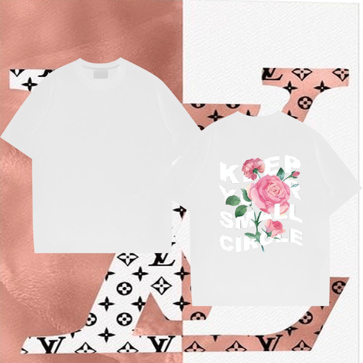 Comfortable Men T Shirts 230g 100% Cotton letter Daily Outfit Cartoon Print Breathable Crew Neck Men Tshirts Designer Fashion Tops Shirt