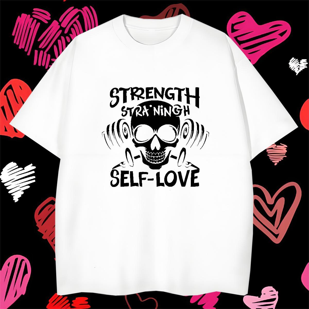 Loose T Shirts Men 230g Pure Cotton skull Outdoor Custom Printed O-Neck Short Sleeve Tshirts Designer Tees