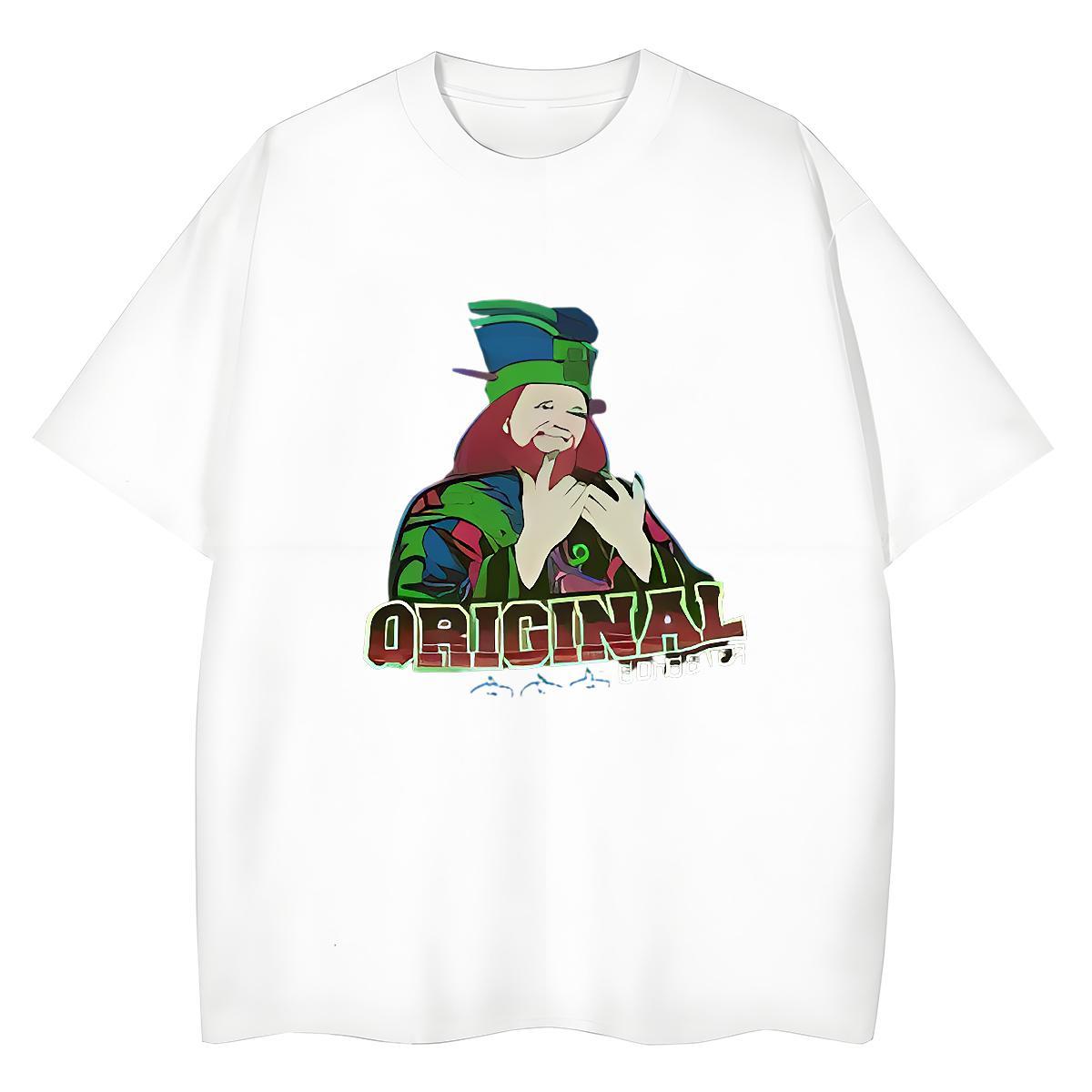 Popular Women Tees 230g Pure Cotton Animated characters Street Casual Women T Shirts Breathable Short Sleeve Customized Print Clothings