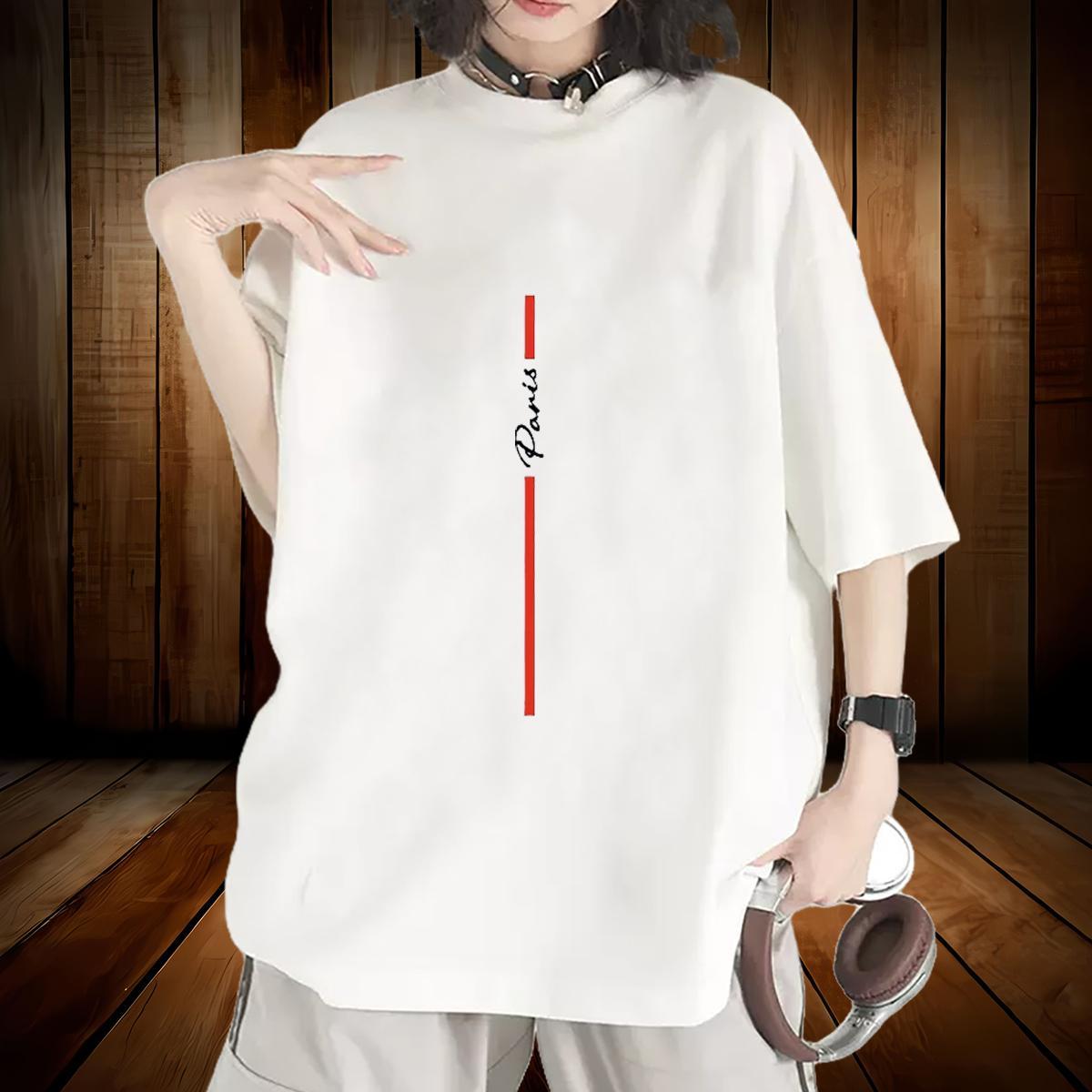 Nice Couples T Shirts 100% Cotton 230g letter Hip Hop T-Shirts Breathable Short Sleeve White Plus Size Clothings
