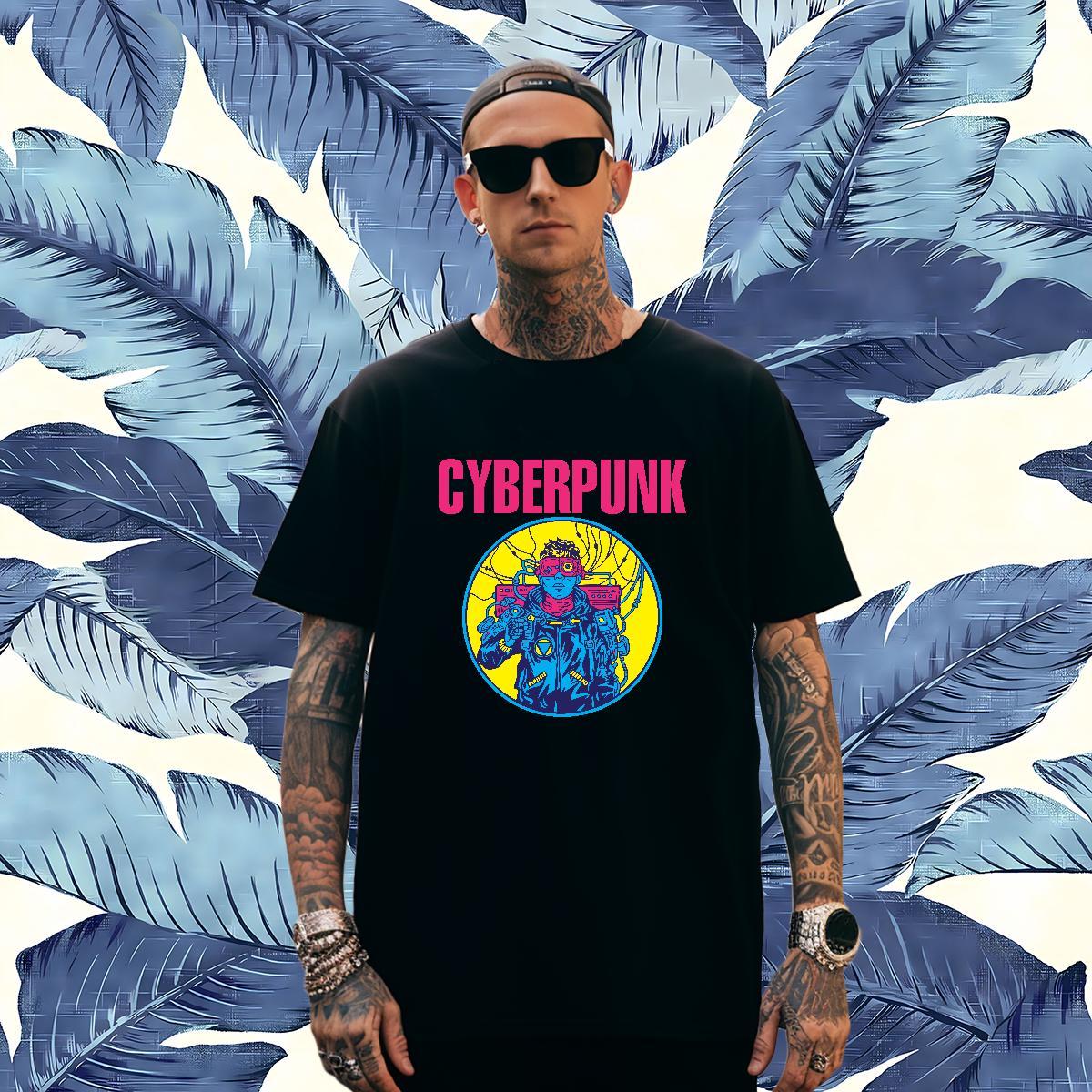 High Quality Mens T Shirts 100% Cotton 230g ET Hip Hop Street Skull O-Neck Short Sleeve Tshirt for Man Woman Classic Clothes