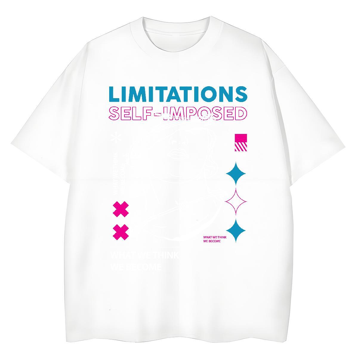 Comfortable Couples T Shirts 230g 100% Cotton limitation Sport Woman T Shirts Breathable Short Sleeve Black White Tops Tees