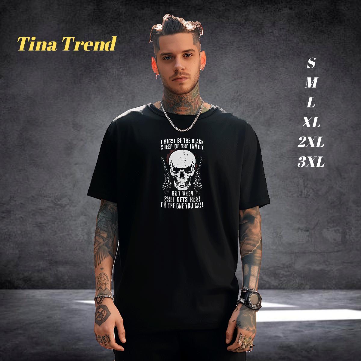 Popular Mens T Shirts 100% Cotton 230g skull Daily Outfit DIY Breathable Short Sleeve Men Tshirts 2024 New Wear