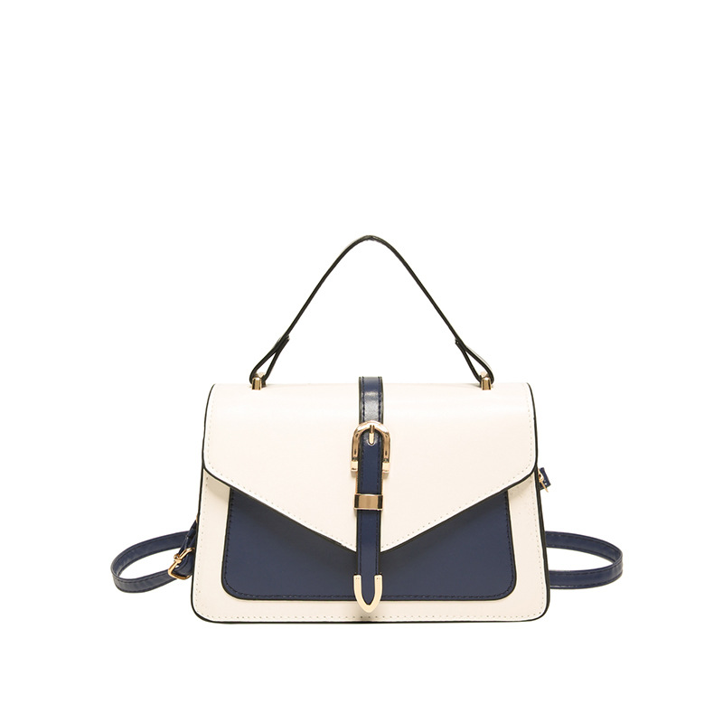 Women Bag Trendy Stitching Contrasting Bag New Design Fashion Shoulder Bag Cross-body Bag Handbag Free shipping
