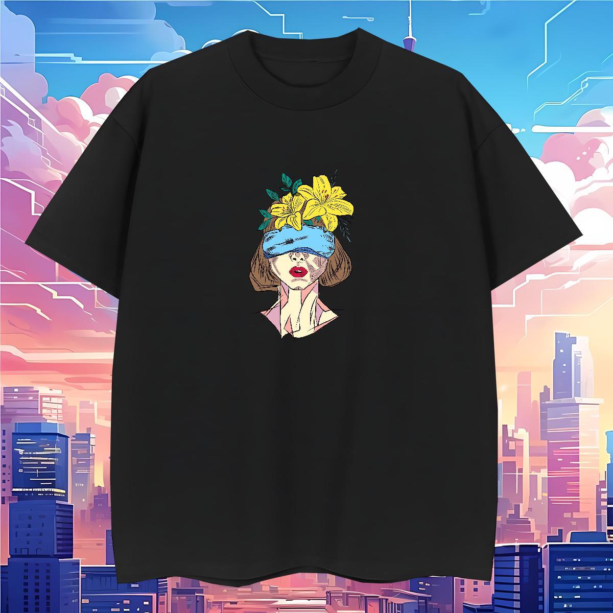 Loose Fit T shirt 230g 100% Cotton portrait Sport Custom Printing Breathable Soft Men Tops Tees 2024 Designer Tees Shirts