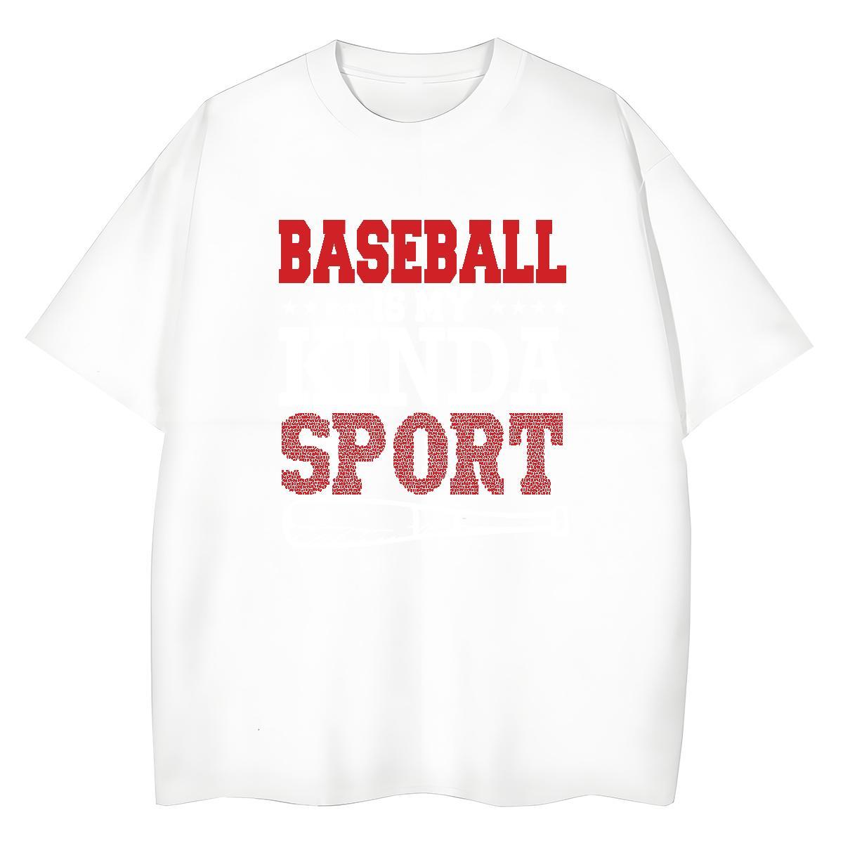 Brand Couples T Shirts 230g Pure Cotton baseball Street Casual T-Shirts for Women Comfortable Plus Size Custom Tops Shirt