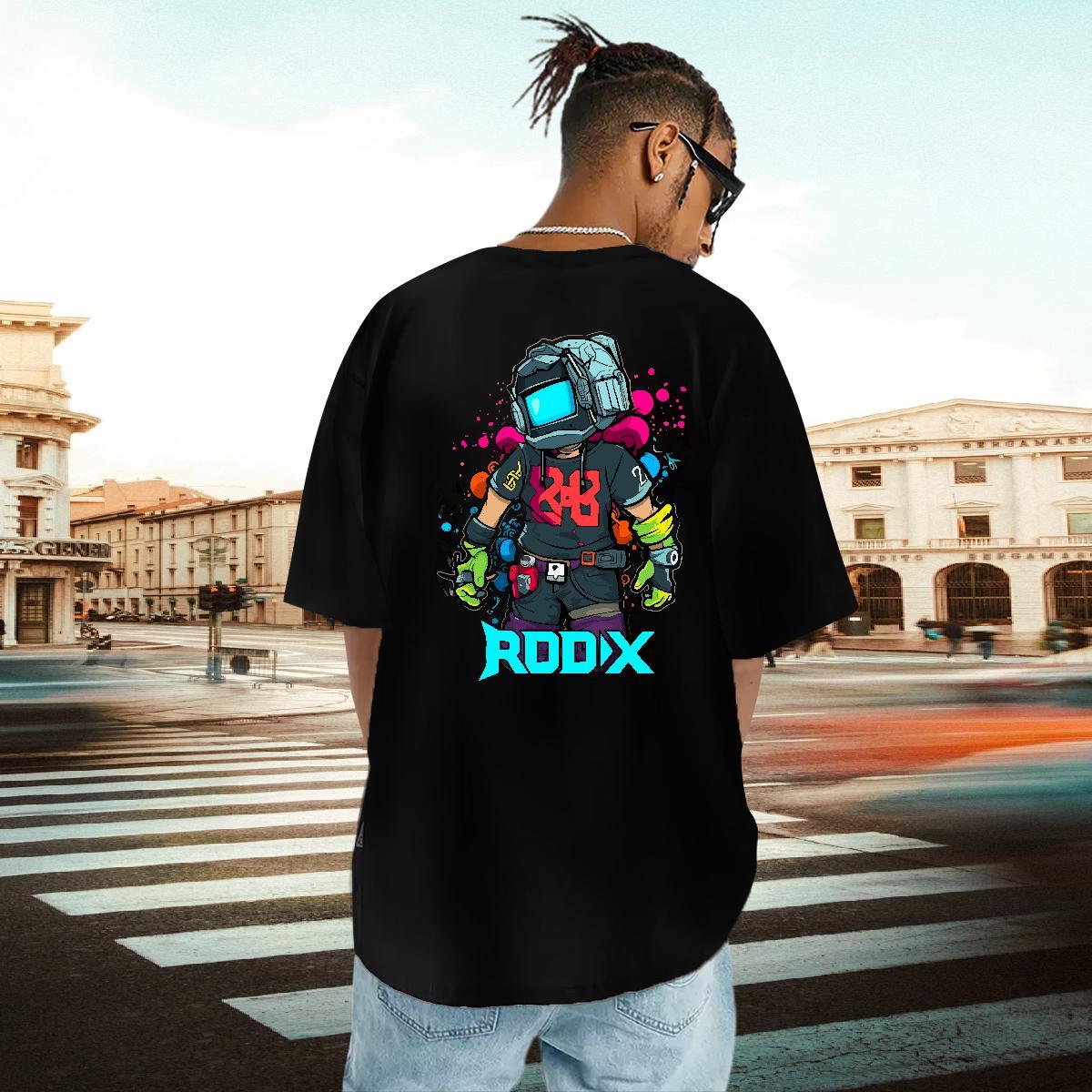 Wholesale T Shirts Men 230g Pure Cotton robot Home Outdoor DIY Printed Round Neck Short Sleeve Couples T Shirts New Designer Clothes