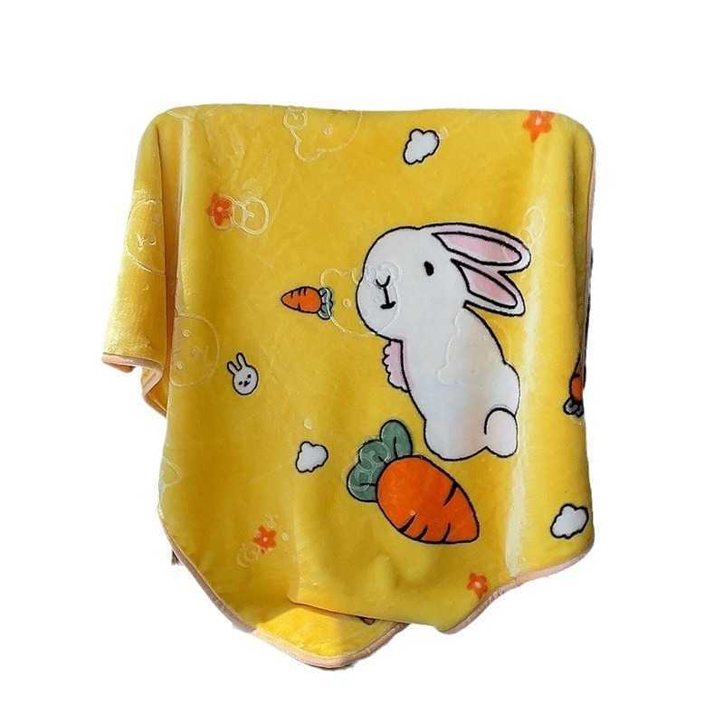 Blankets Swaddling Double layered thickened childrens cloud blanket infant blanket kindergarten primary school students four season baby blanket S2482