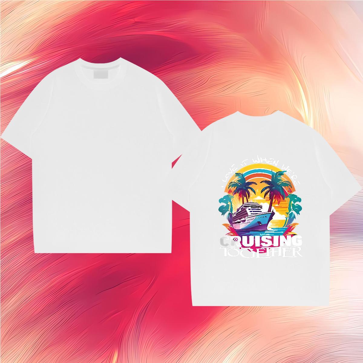 High Quality T Shirts Men 230g Cotton ship Street wear Hip Hop DIY Anime Short Sleeve Soft Tshirt for Man Woman Designer Polos