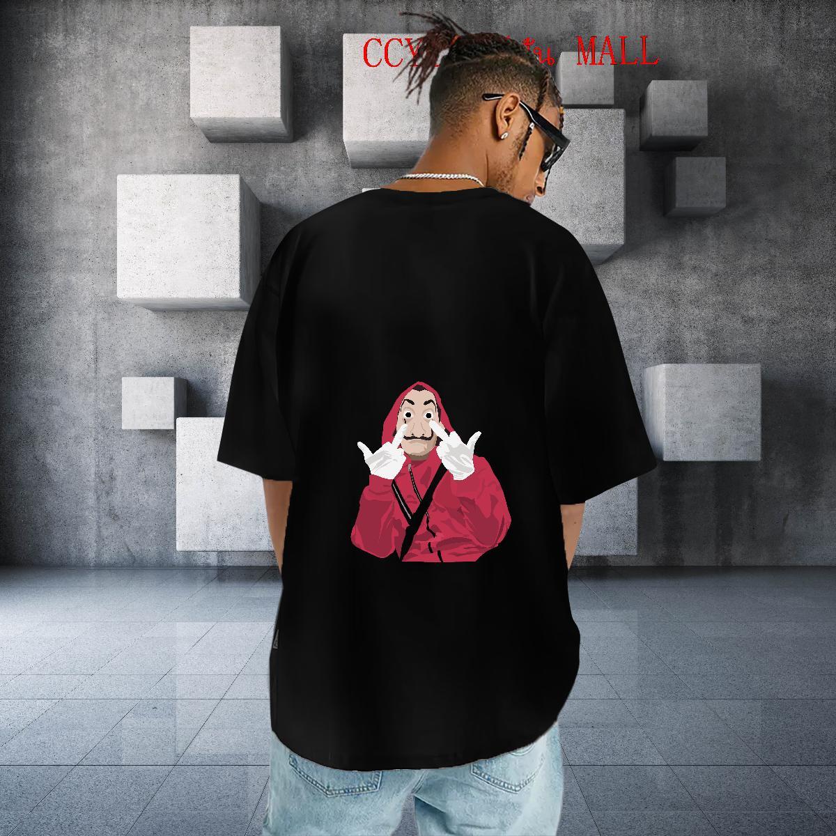 Popular Mens T Shirts 100% Cotton 230g portrait Casual Anime Breathable Short Sleeve Couples T Shirts Custom Clothings