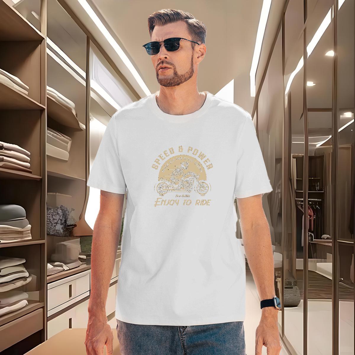 Loose Fit T Shirt For Man 230g 100% Cotton skull Casual Skull Breathable Crew Neck Tshirt for Man Woman New Arrival Tees