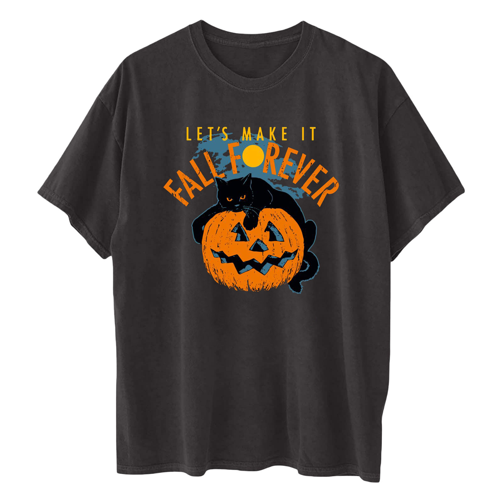 Halloween T-shirt off shoulder style dongdumaoyi