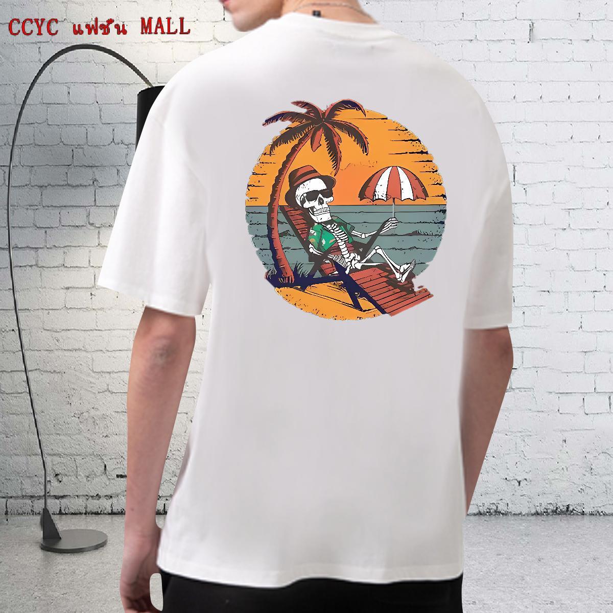 Unisex T Shirts Men 100% Cotton 230g sea Daily Wear Plus Size Custom O Neck Short Sleeves Men Tshirts Designer Tops