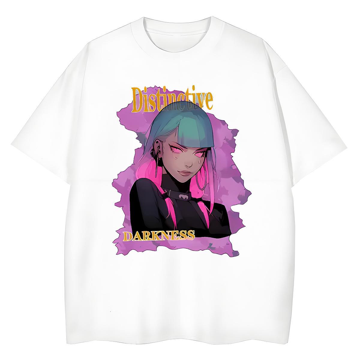 Nice Lady T shirt 230g Cotton game Casual Daily Wear Woman T Shirts Breathable Black White Tops Tees