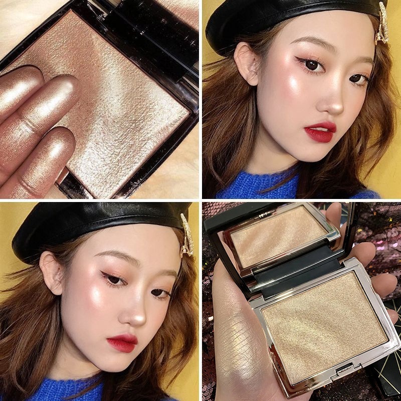 Hojo 3D Diamond Sparkle Face Highlighting Powder and Potato Mash Glow Enhancer