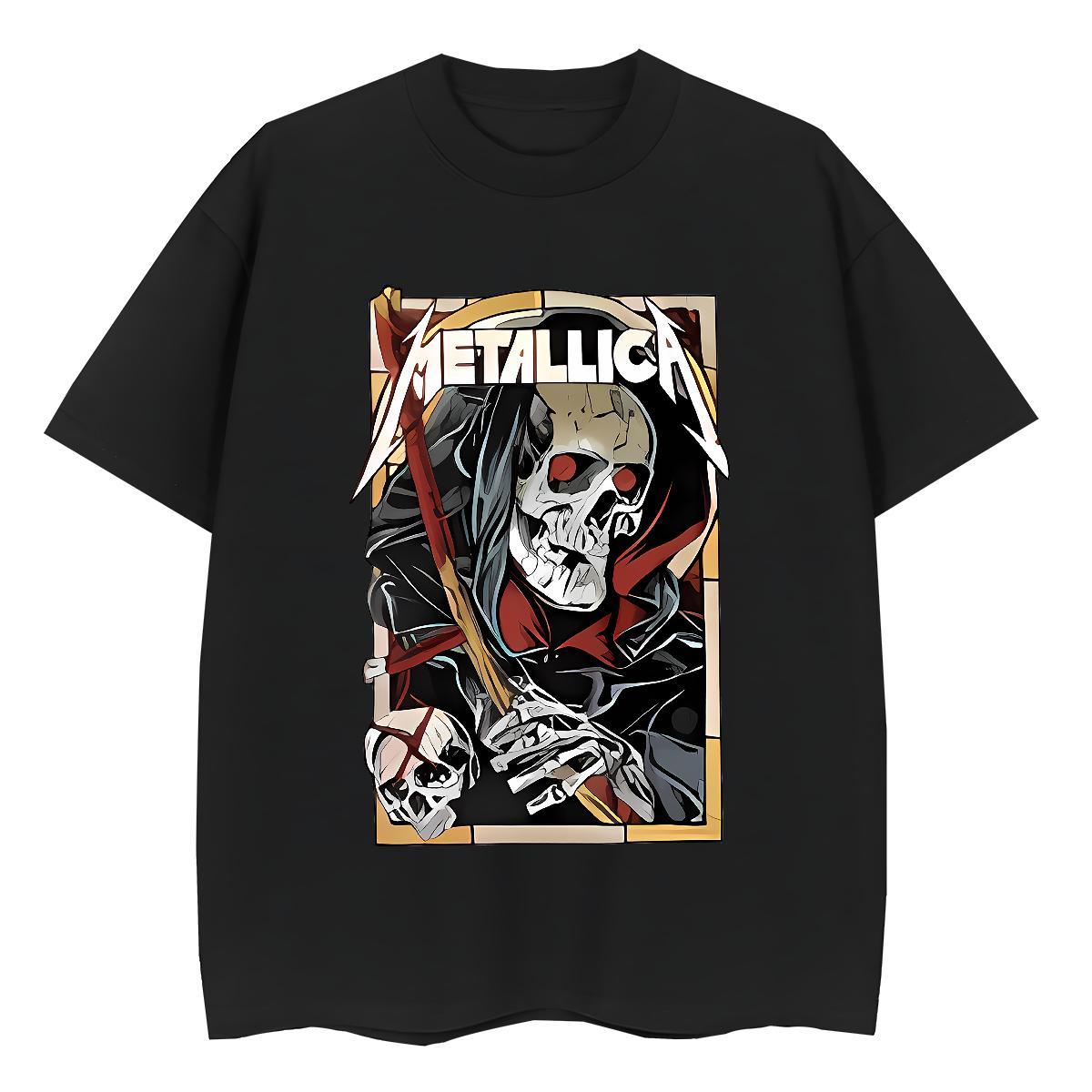 Brand Mens T Shirts 230g Cotton skull Street Casual Oversized Crew Neck Tshirts Fashion Design Tees