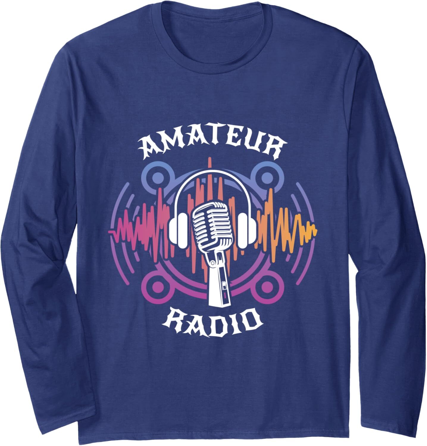 Long Sleeve Shirts for Men sweatshirt Amateur Ham Radio Operator Frequency Funny Gift Long Sleeve Tee Streetwear Casual tops